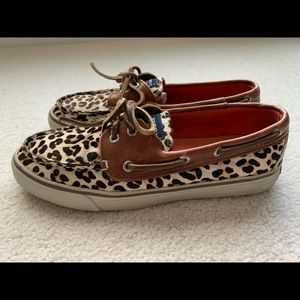 SPERRY Real Leather Topsider Boat Shoes size 7.5